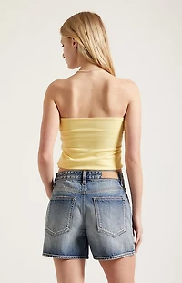 Pacsun Sophie Denim Mom Shorts Medium Blue