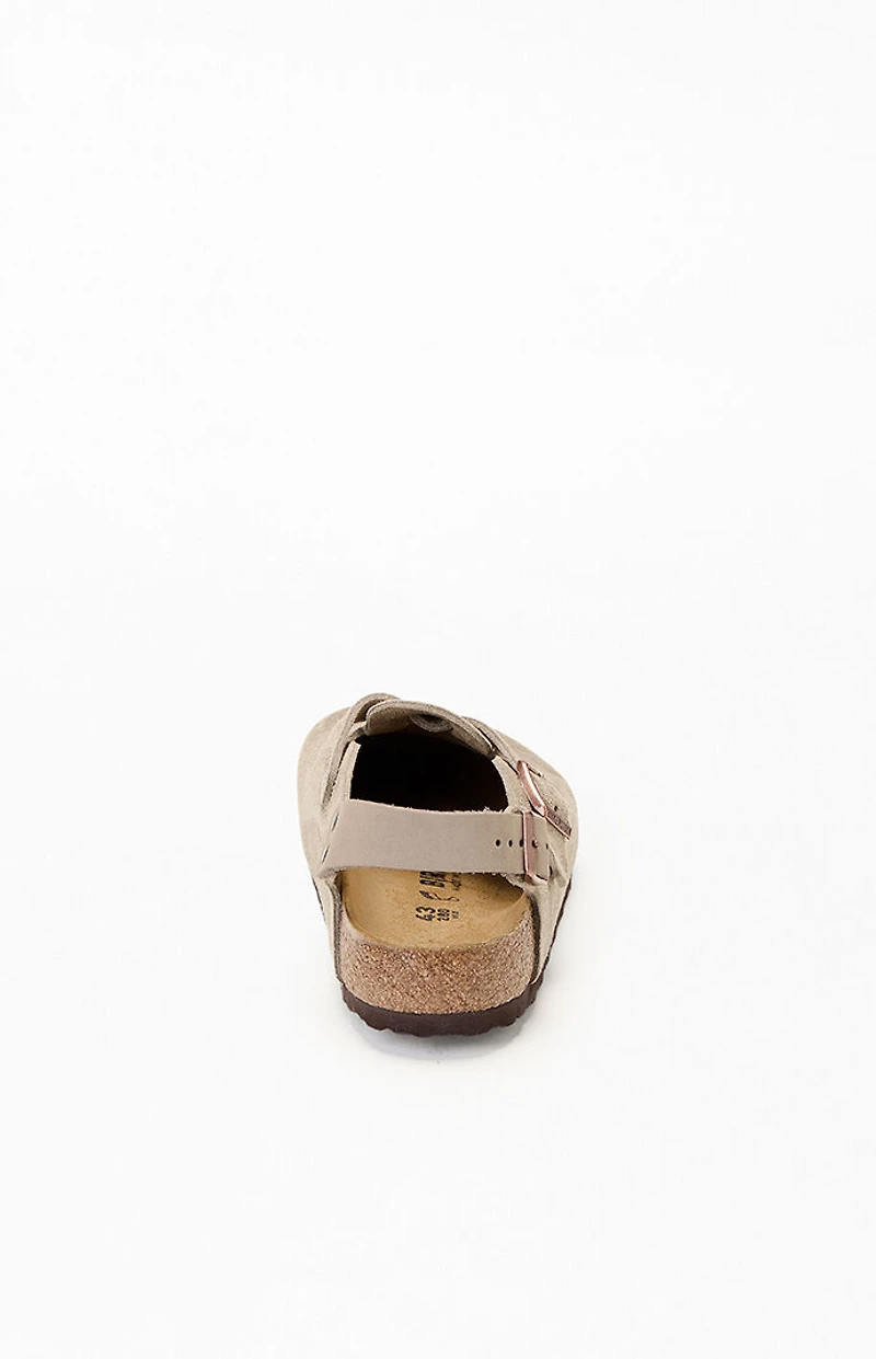Birkenstock Tokio Suede Leather Clog Taupe