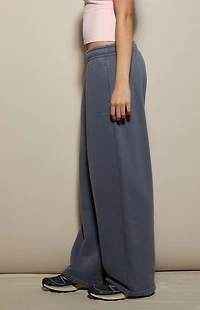 Pacsun Blue Ultra Soft Fleece Baggy Sweatpants
