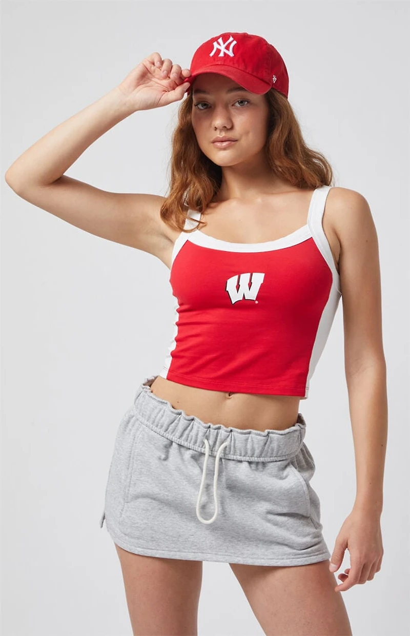WILD COLLECTIVE x Pacsun University of Wisconsin Contrast Tank Top
