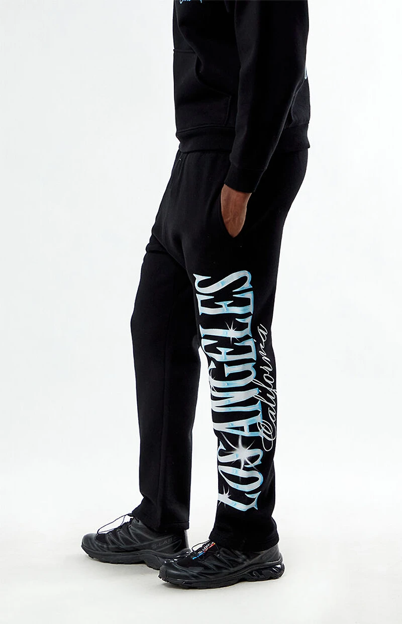 Pacsun Chrome Straight Leg Sweatpants