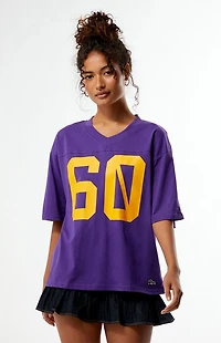 HYPE & VICE LSU Tigers Football Oversized T-Shirt