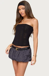 Edikted Reed Sheer Mesh Corset