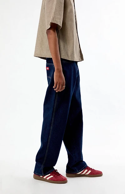 Dickies 954 Dark Blue Relaxed Straight Work Jeans