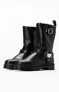Dr Martens Anistone Hi Leather Biker Boots