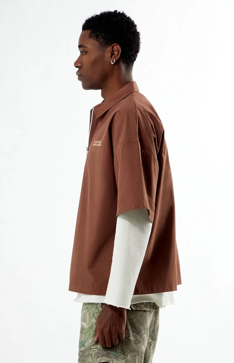 GARDENS & Seeds Co-Op Plant Half Zip Shirt