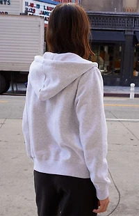John Galt Light Gray Full Zip Hoodie