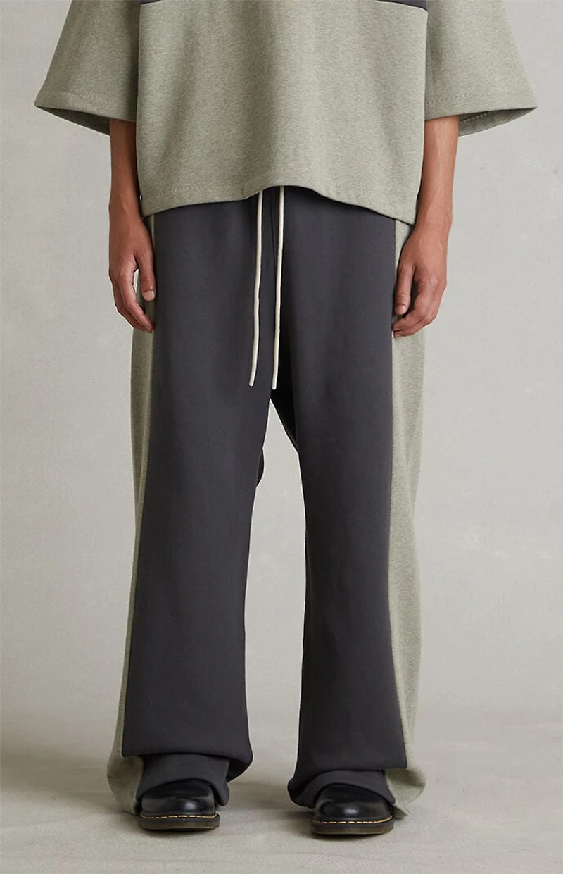 Fear of God ESSENTIALS Iron Gray Paneled Lounge Baggy Sweatpants