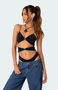 Edikted Amethyst Cut Out Bodysuit