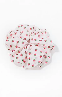 LA Hearts Oversized Strawberry Scrunchie