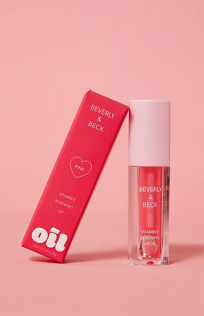 Beverly & Beck Pink Lip Oil