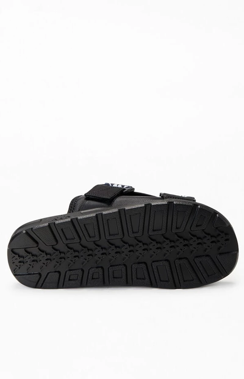 Kappa Black & White 222 Banda Mitel 1 Slide Sandals