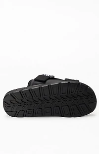 Kappa Black & White 222 Banda Mitel 1 Slide Sandals
