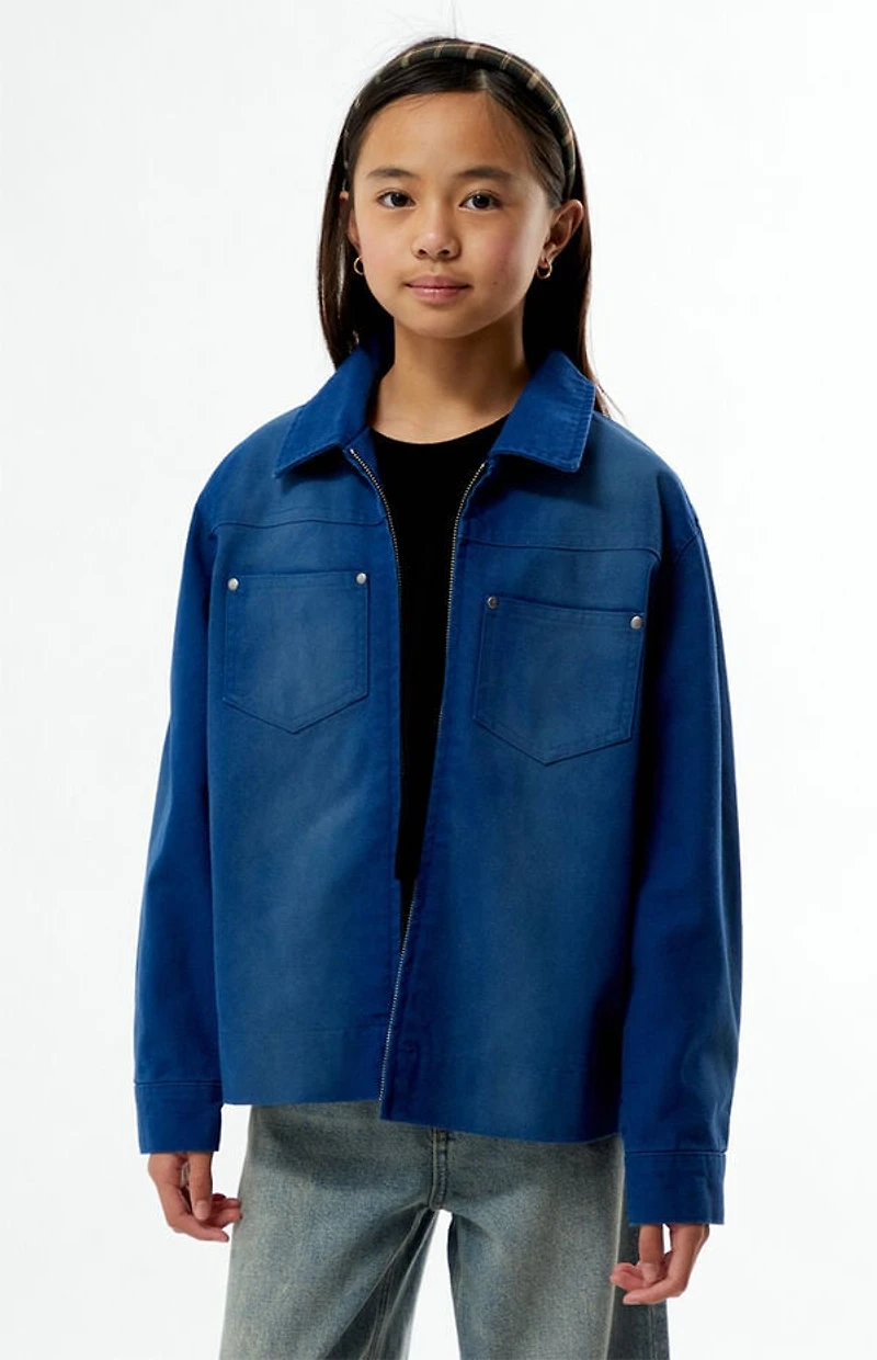 Pacsun Kids Indigo Billie Gas Jacket