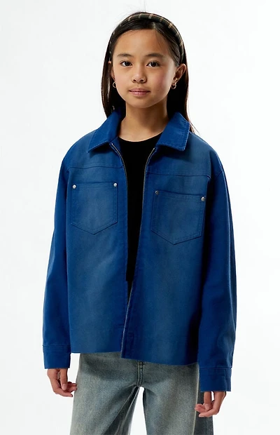 Pacsun Kids Indigo Billie Gas Jacket