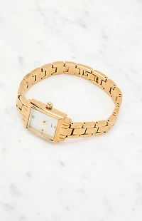 LA Hearts Rectangle Metal Watch