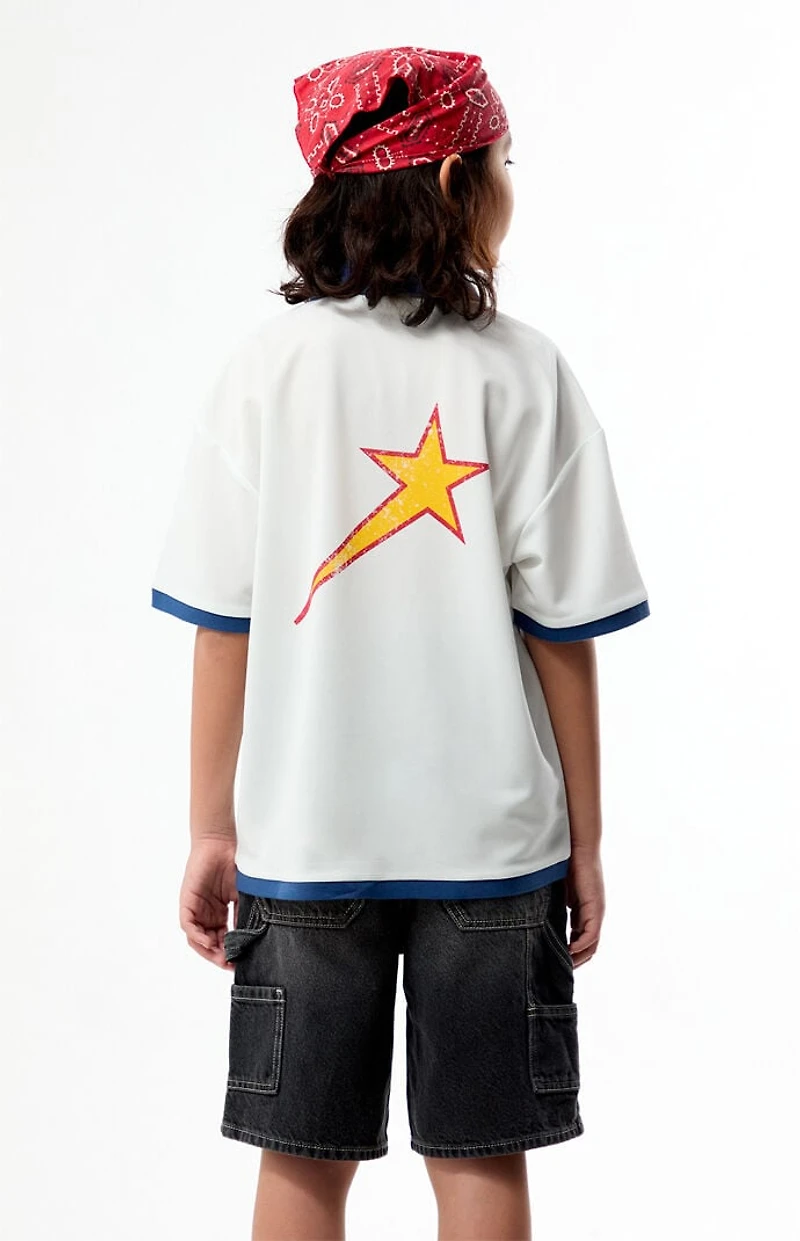 Pacsun Kids Baggy Denim Shorts Carpenter Faded Black