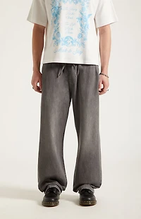 Pacsun Gray Straight Drawstring Pants