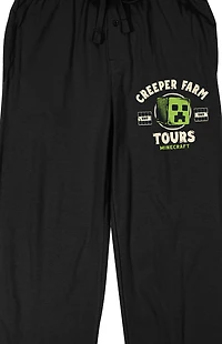 Minecraft Creeper Farm Tours Pajama Pants
