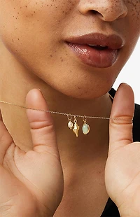 Ana Luisa Ocean Gold Charm Necklace