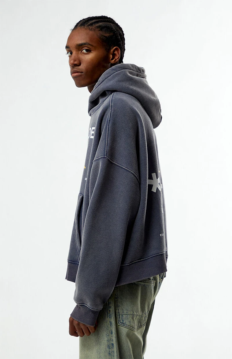 Pacsun Avant Garde Cropped Hoodie