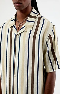 Pacsun Striped Camp Shirt