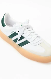 adidas Women's Green & White Samba Sneakers