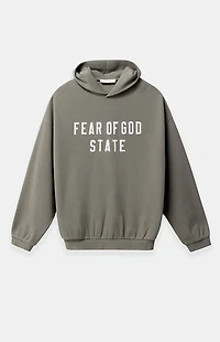 Fear of God ESSENTIALS Moss '90s Fit Fleece Hoodie