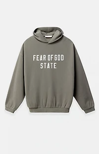 Fear of God ESSENTIALS Moss '90s Fit Fleece Hoodie