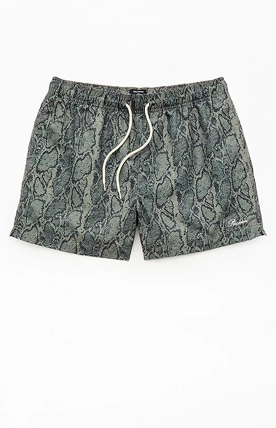 Pacsun Snake 4.5" Swim Trunks