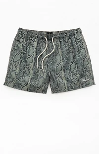 Pacsun Snake 4.5" Swim Trunks