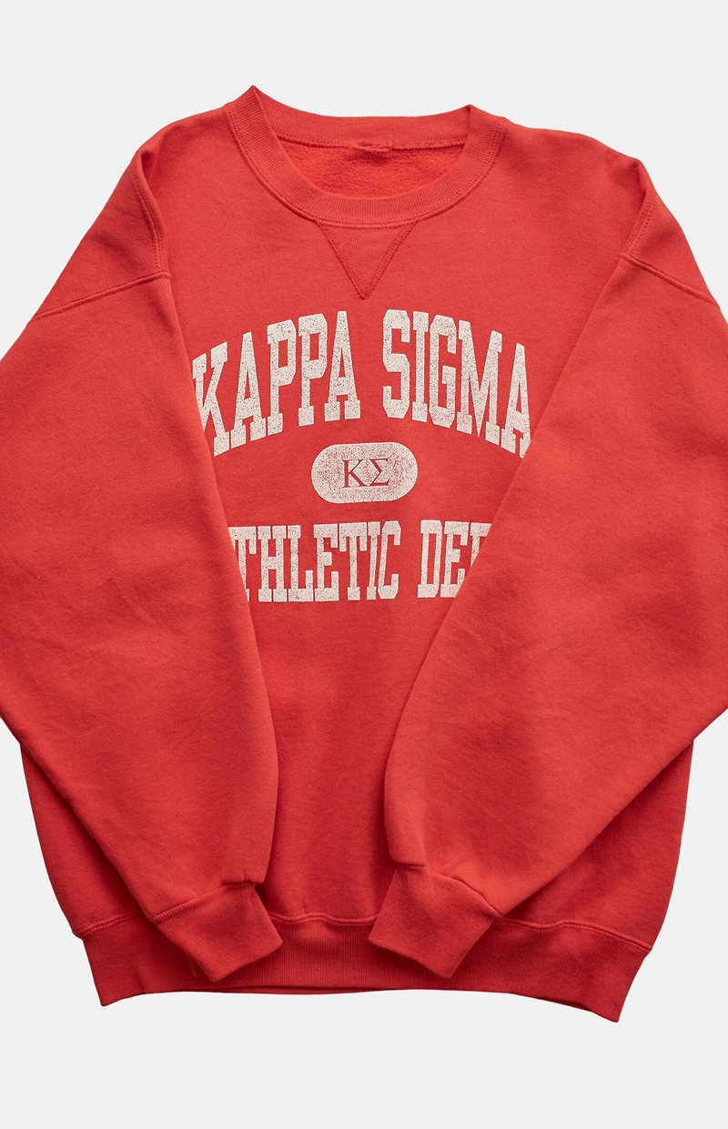 PS VINTAGE 90s Kappa Sigma Athletic Dept Crew Neck Sweatshirt