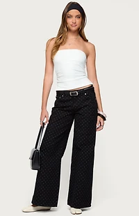 Edikted Karina Side Slit Tube Top
