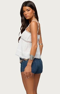 Edikted Mable Lacey Tank Top