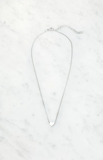 John Galt Silver Heart Choker