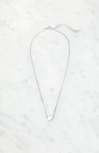 John Galt Silver Heart Choker