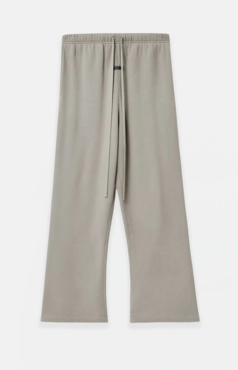 Fear of God ESSENTIALS Smoke Grey Fleece Flare Sweatpants
