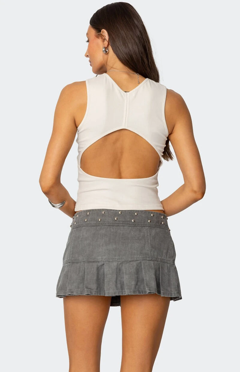 Edikted Calliope Back Cut Out Top