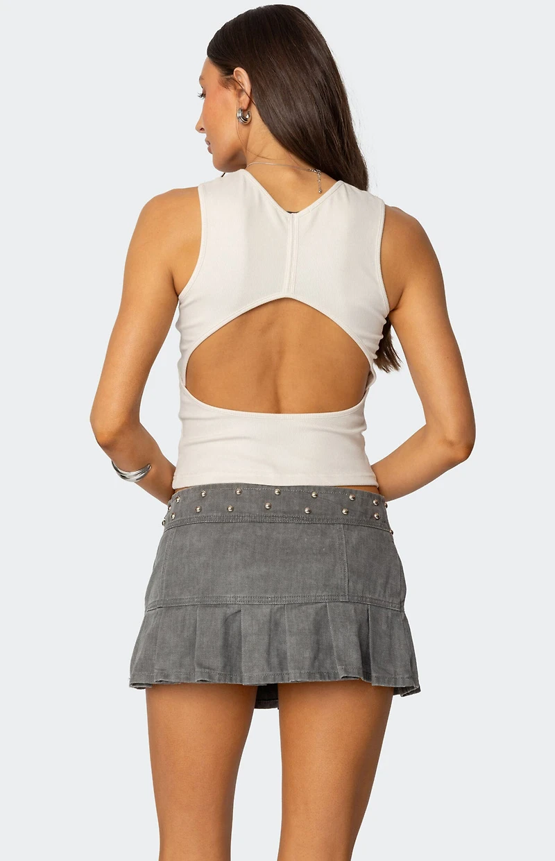 Edikted Calliope Back Cut Out Top
