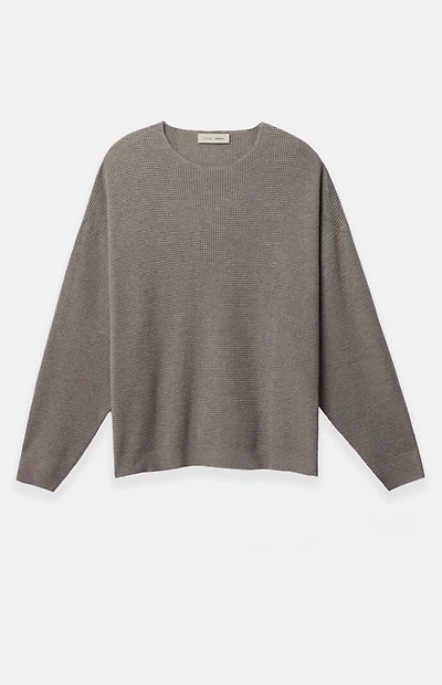 Fear of God ESSENTIALS Homestead Heather Waffle Knit '90s Crew Neck Sweater