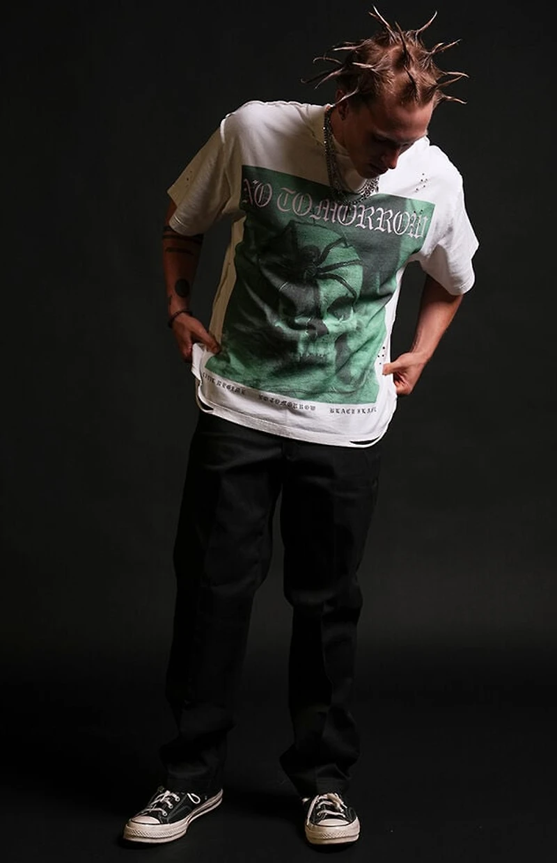 No Tomorrow x Civil Active Crawling Out Ripped Oversized T-Shirt