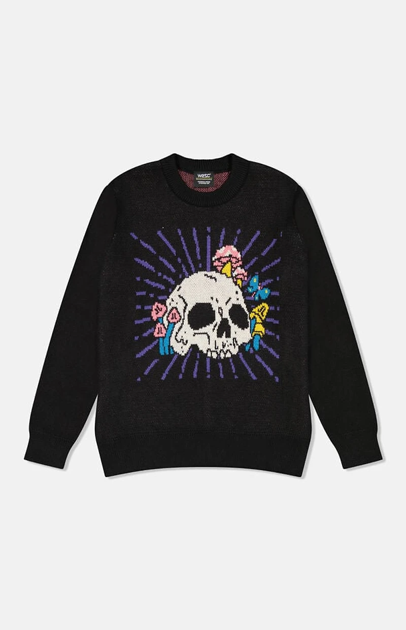 WeSC America Inc Leon Skull Mushrooms Crew Neck Sweater