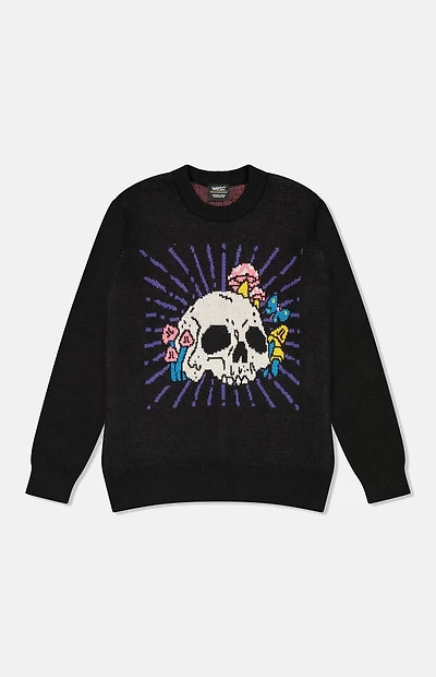 WeSC America Inc Leon Skull Mushrooms Crew Neck Sweater