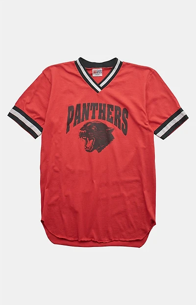 PS VINTAGE 90s Panthers V-neck Graphic T-Shirt