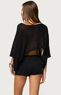 Edikted Laline Oversized Knit Crop Top