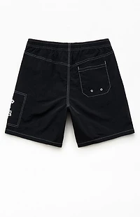 Pacsun Black Rider Baggy 7.5" Swim Trunks
