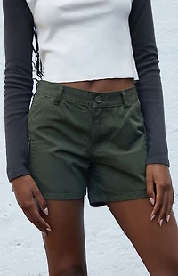 John Galt Green Cargo Shorts