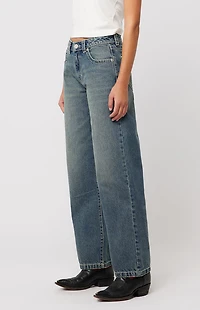ABRAND Amber 95 Mid Rise Baggy Jeans