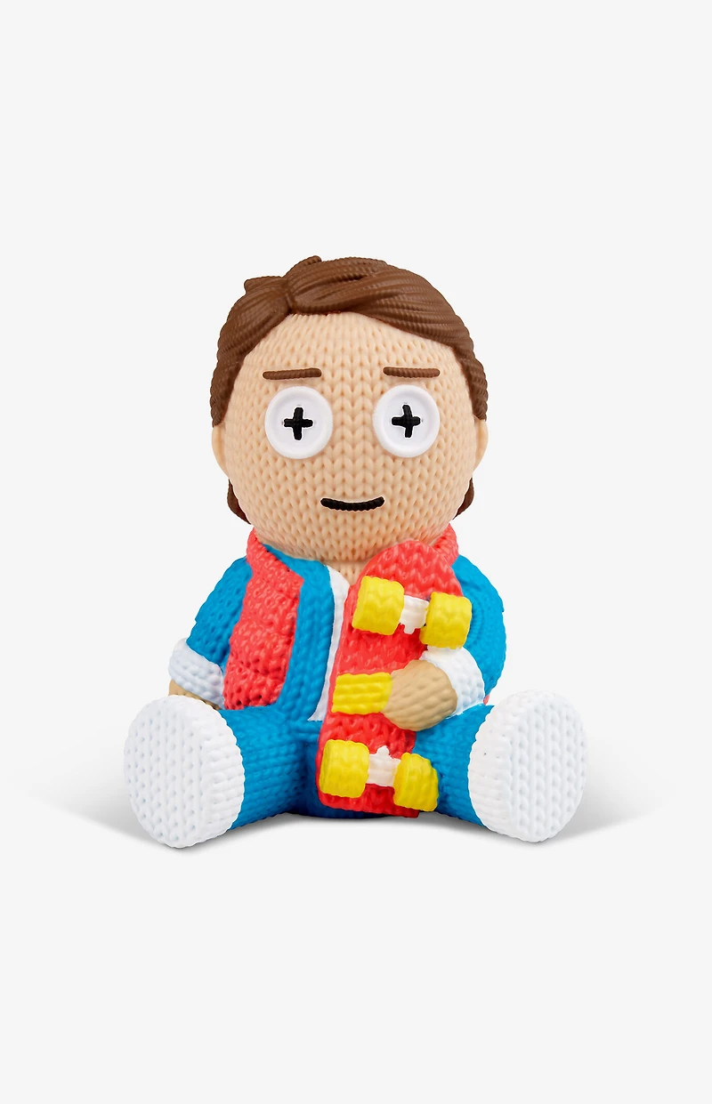 Back to the Future Black Light Marty McFly 148 Knit Series Vinyl Figure