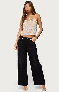 Edikted Kaleesy Beaded Tank Top